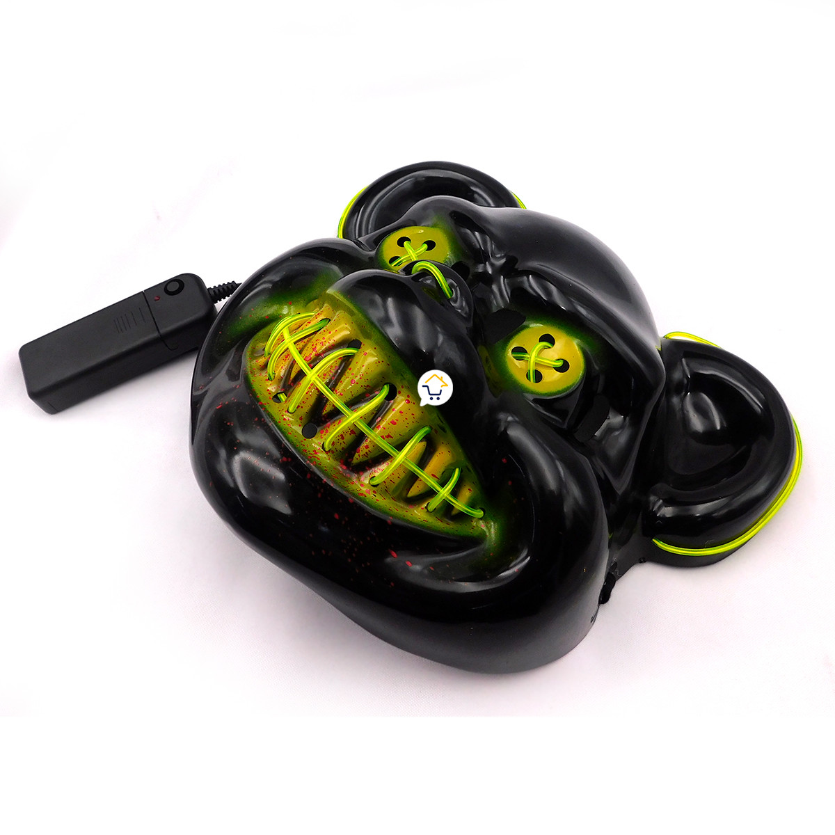 Mascara Neon Oso Asesino Disfraz KG552